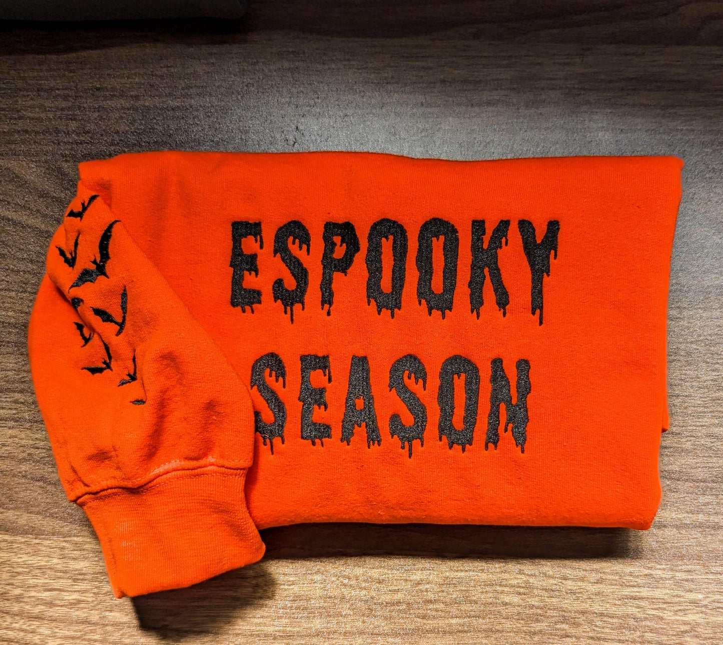 Embroidered Espooky Season Sweatshirt