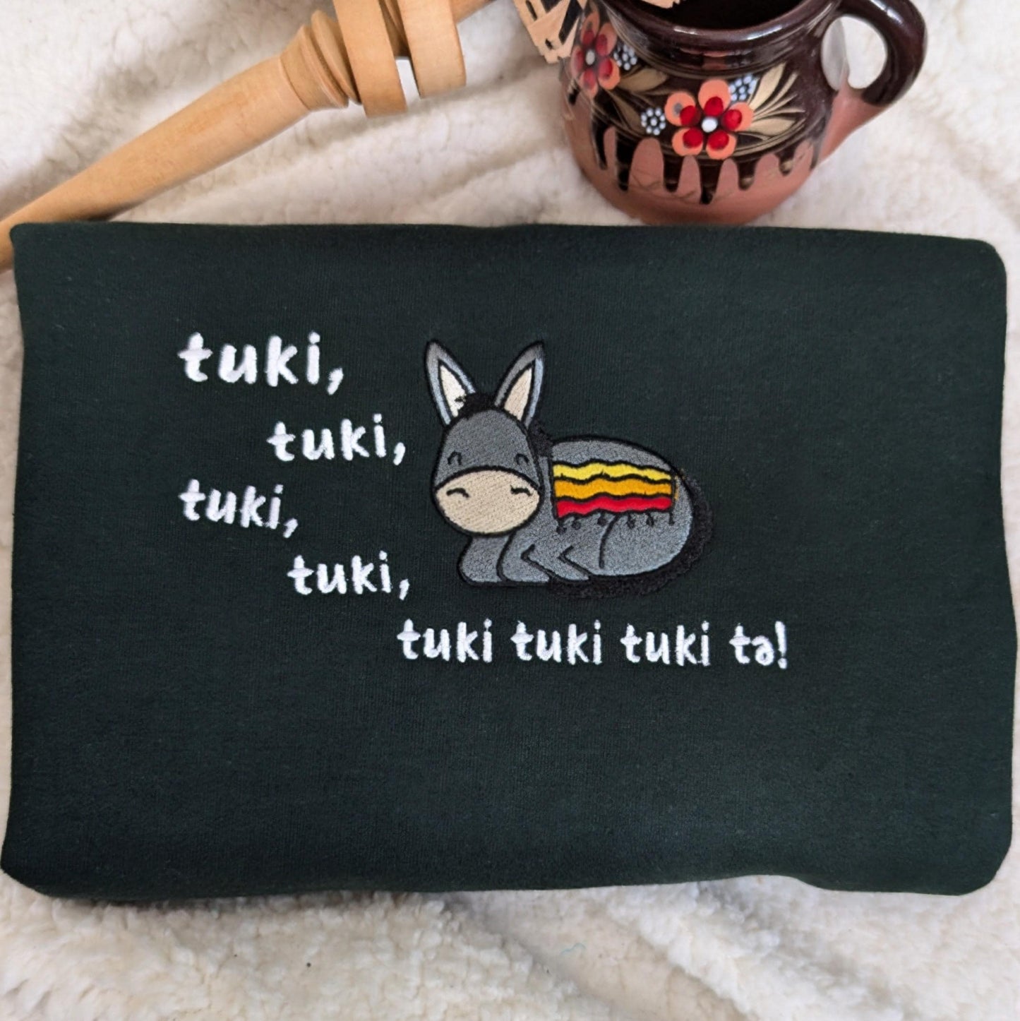 Embroidered Tuki Tuki Sweatshirt