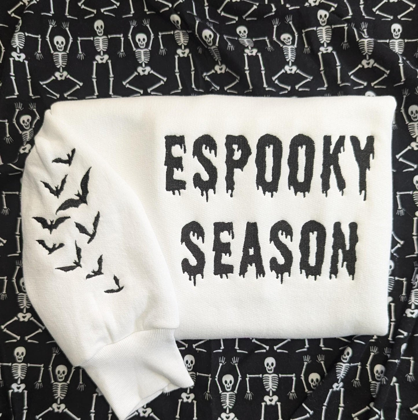 Embroidered Espooky Season Sweatshirt